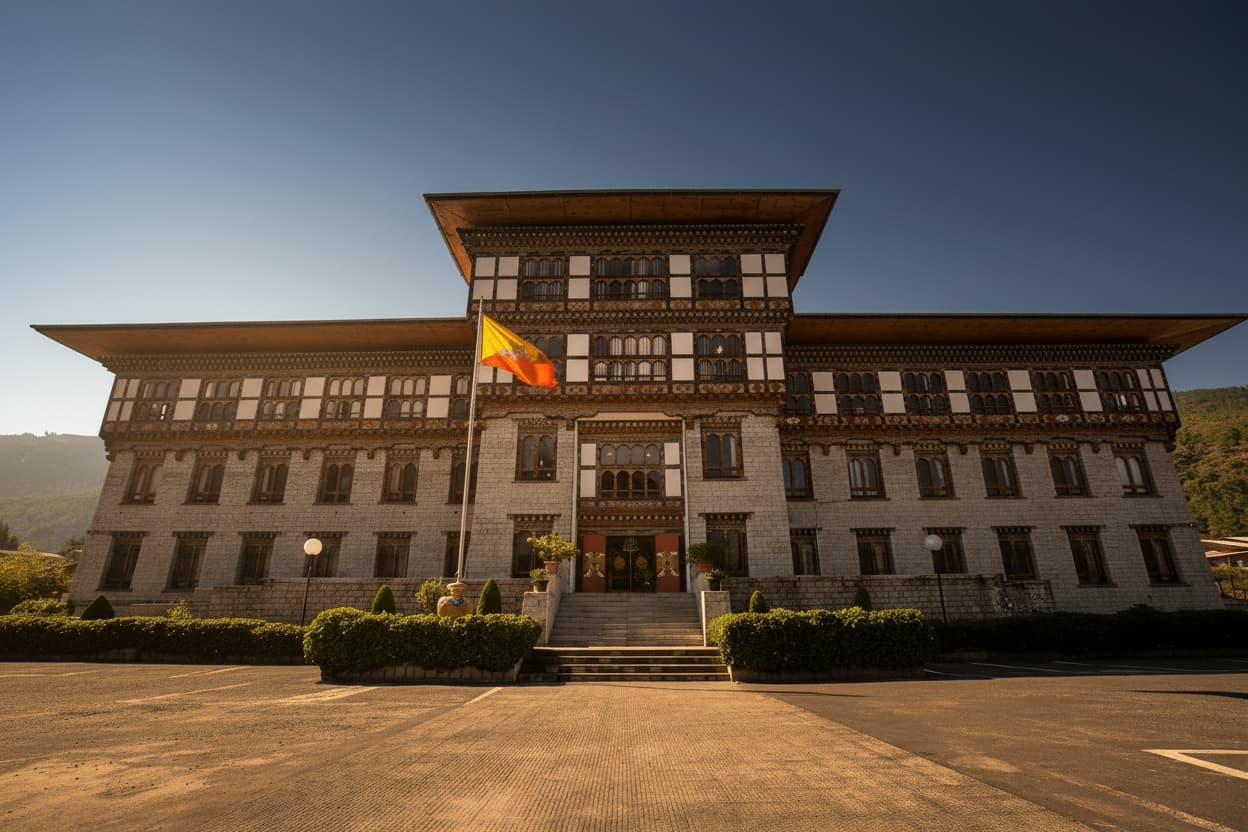 Royal Monetary Authority Head Office Building, Thimphu